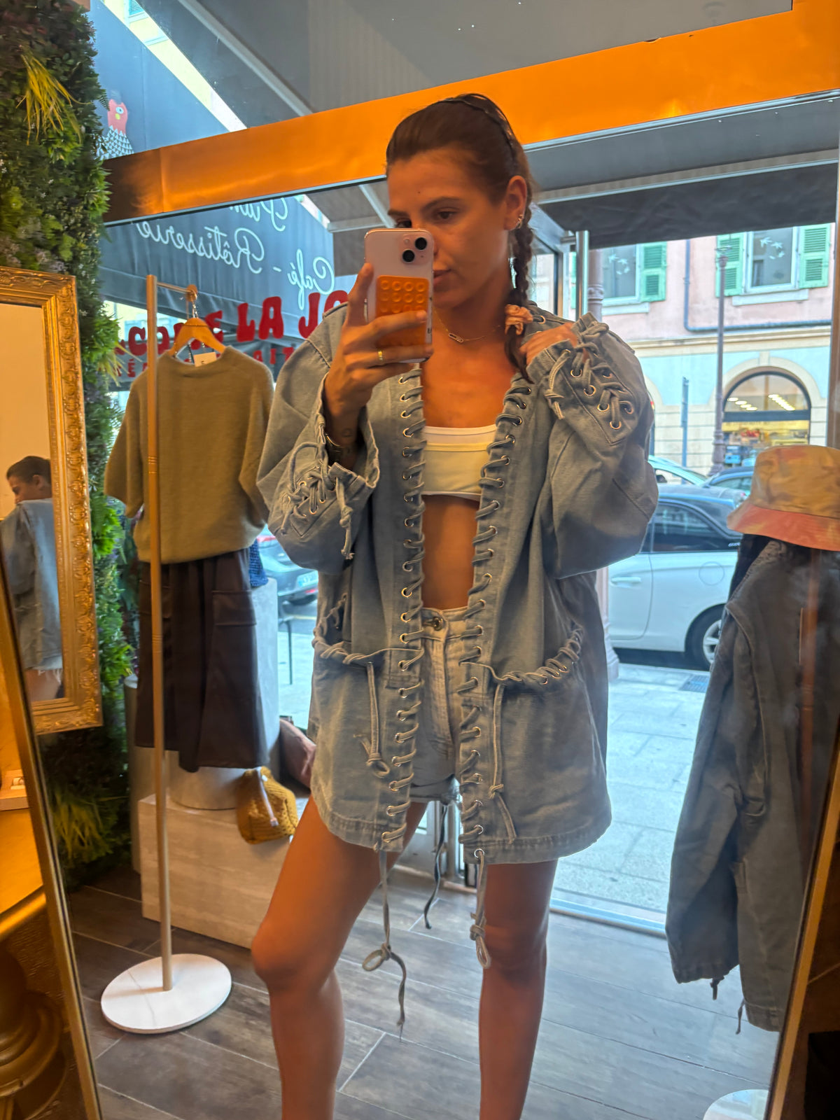 Veste en jeans LACEA
