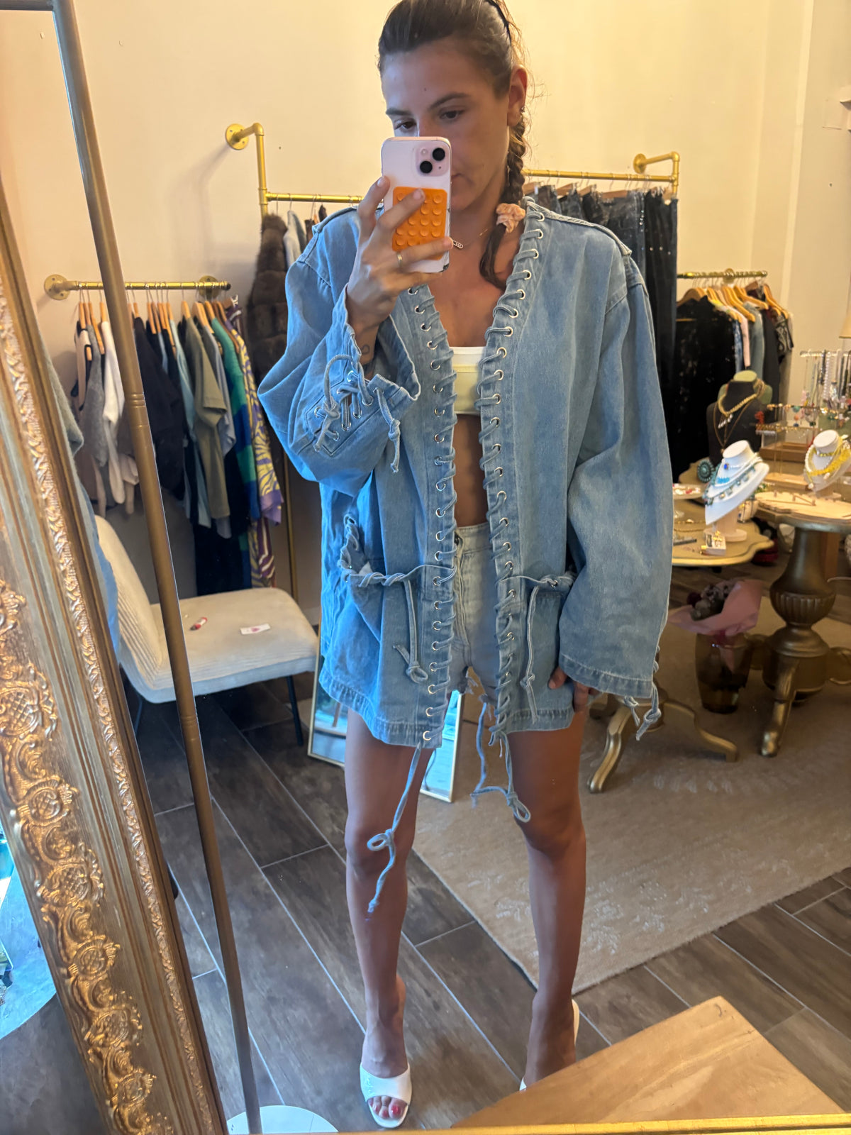 Veste en jeans LACEA