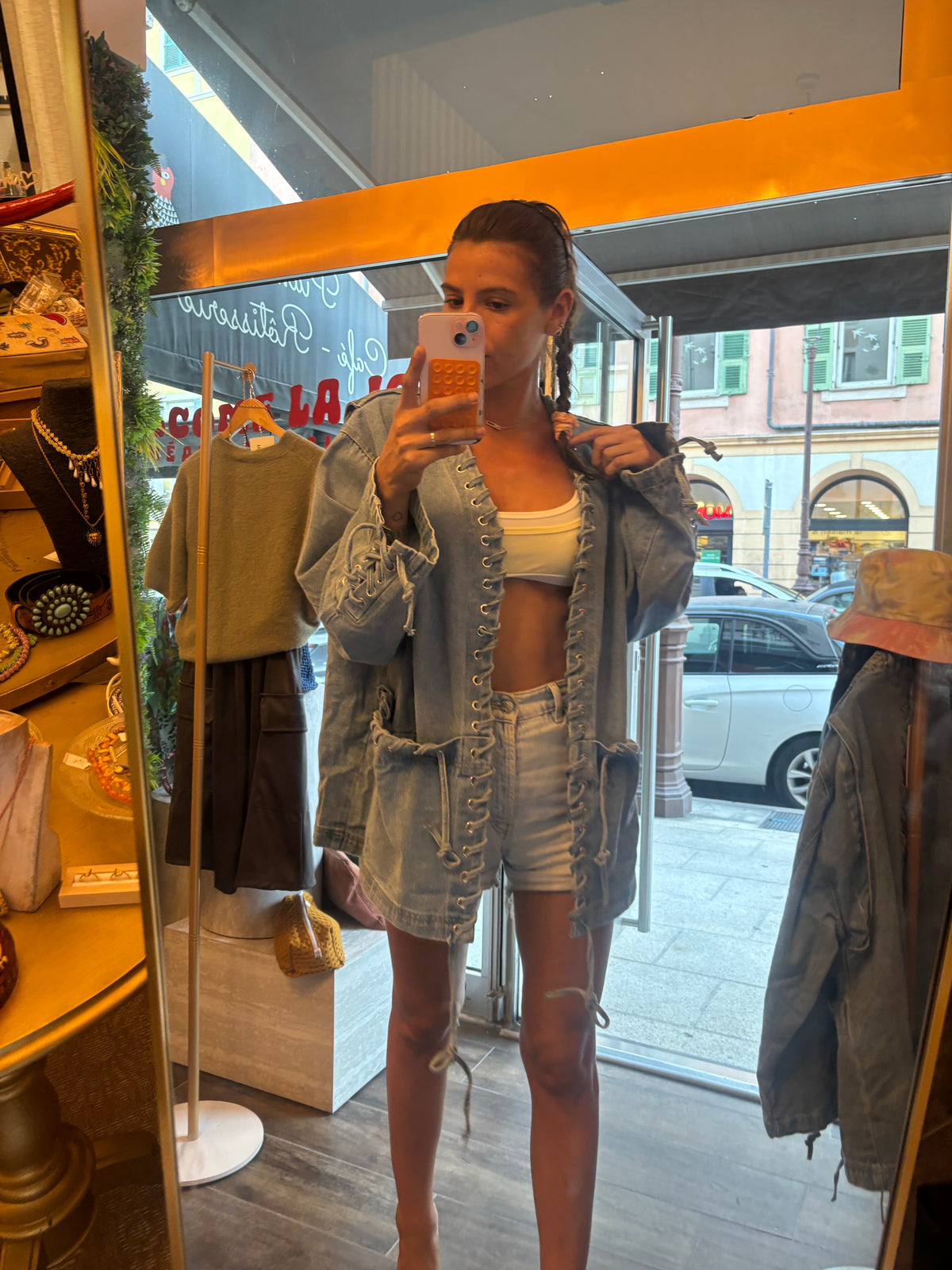 Veste en jeans LACEA