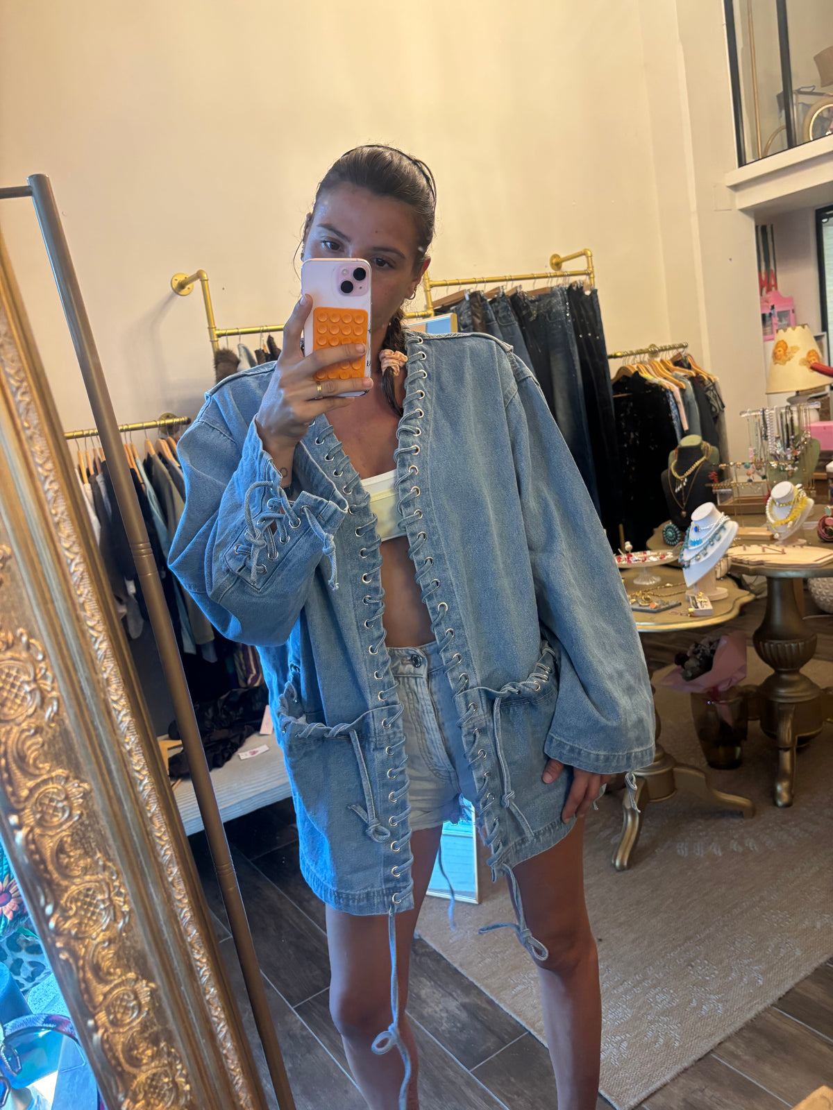 Veste en jeans LACEA